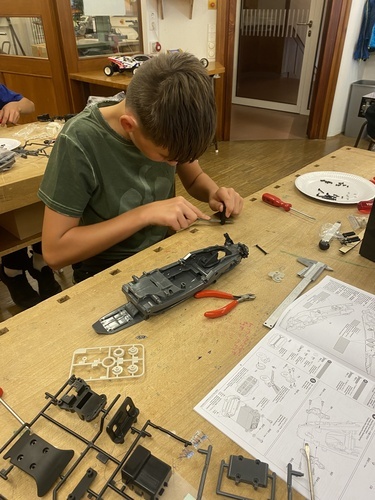 Bau eines Modellautos