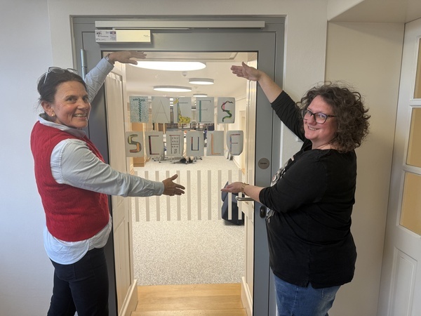 Das Tagesschulteam: Frau Regine Demuth (links) und Frau Sonja K�nig